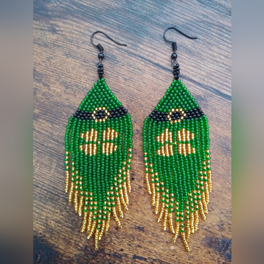 Handmade St. Patrick's Day Earrings